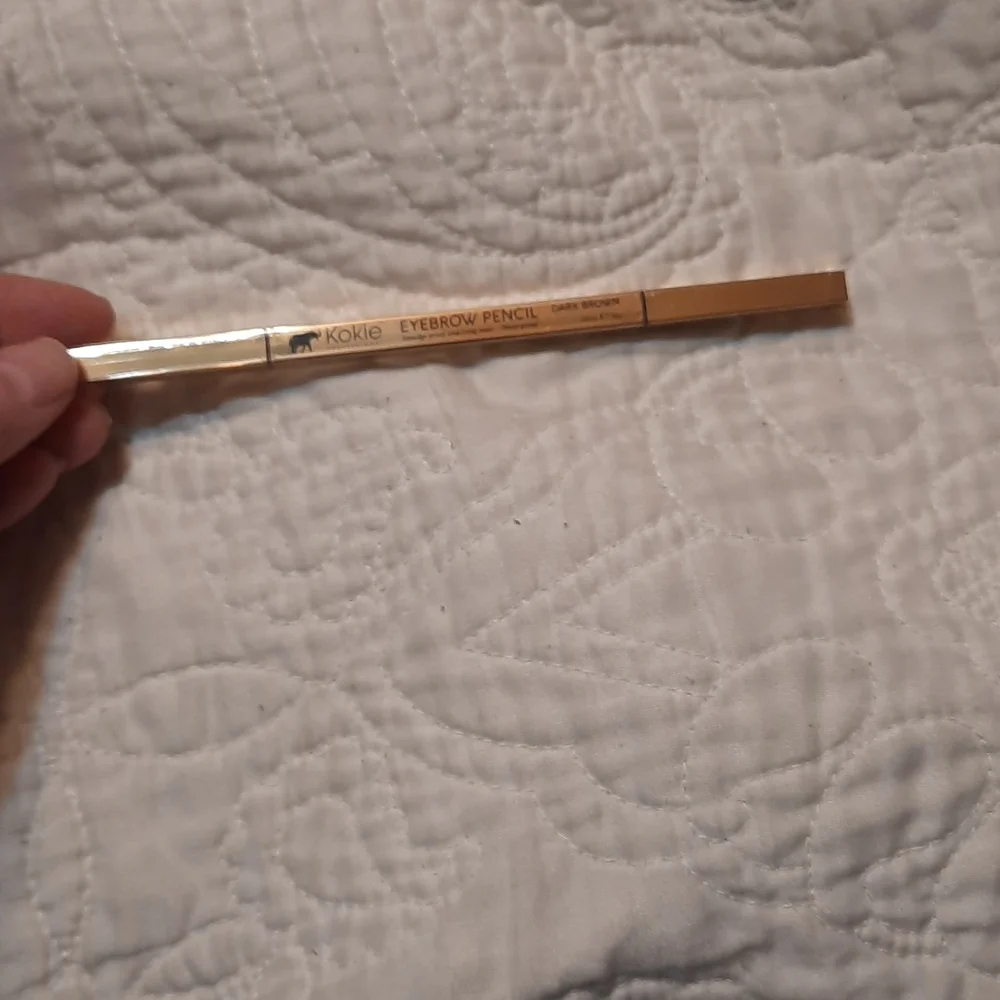 Relisting! KOKIE Cosmetics Dark Brown Waterproof Eyebrow pencil - Picture 2 of 3